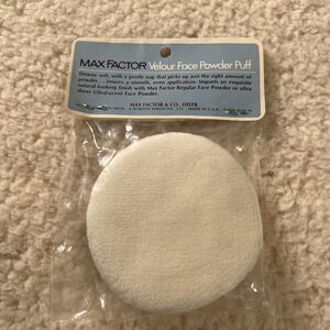 1970’s Max Factor vintage powder puff, NIB, BRAND NEW, read description.